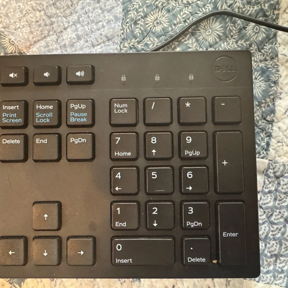 Dell Black Wired Keyboard/Standard Wired USB Keyboard - Black